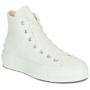 Chuck Taylor All Star Lift Platform Beads Hi par Converse Beige 41 pas cher
