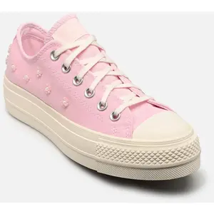 Chuck Taylor All Star Lift Platform Bead par Converse Rose 37 Femme pas cher