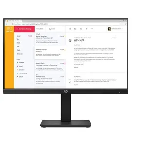 HP P24h G4 - Écran LED - 24" (23.8" visualisable) - 1920 x 1080 Full HD (1080p) @ 75 Hz - IPS - 250 cd/m² - 1000:1 - 5 ms - HDMI, VGA, DisplayPort - haut-parleurs - noir... pas cher