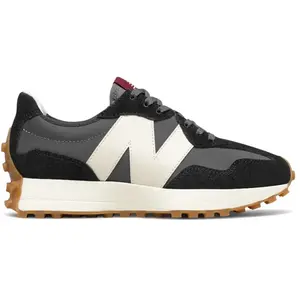 Comparateur de prix : Chaussures New Balance 327 noir gris blanc femme - 41