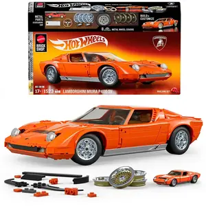 Mattel Brick Shop Brick Shop Hot Wheels Premium Lambo pas cher