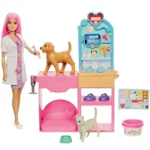 Comparateur de prix : Poupée Barbie Clinique Vétérinaire de Barbie