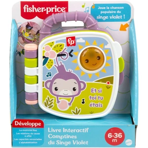 Mattel Fisher-Price - Comptines Du Singe Violet - Livre Interactif pas cher