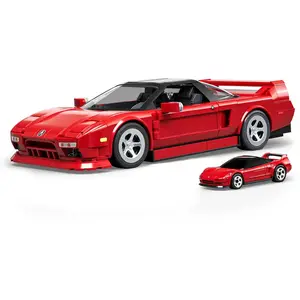 Mattel Brick Shop Hot Wheels Elite 90 Acura NSX Building Set pas cher