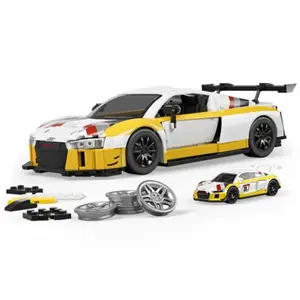 Comparateur de prix : Hot Wheels - Coffret De Construction Audi R8 Lms