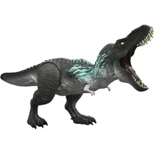 Mattel Jurassic World -Figurine Tyrannosaure Monstres Musclés-grandit et rugit pas cher