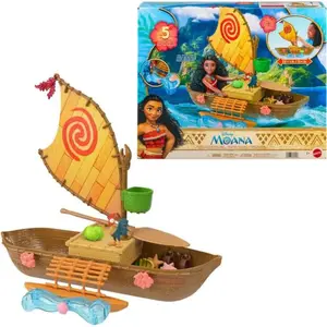 Mattel LA GRANDE PIROGUE DE VAIANA pas cher