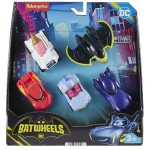 Fisher-Price-Assortiment de Véhicules Batwheels-5 véhicules (1/55) HML20 pas cher
