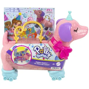 Comparateur de prix : Mattel Polly Pocket - Chiot Surprises- Coffret Mini Figurines - 4 ans et +