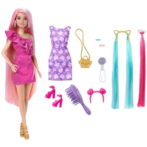 Mattel Totally Hair Barbie - Poupée Ultra Chevelure Et Accessoires - Poupée Mannequin - 3 Ans Et + pas cher