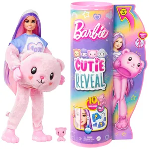 BARBIE CUTIE REVEAL OURSON - BARBIE - HKR04 - POUPEE MANNEQUIN BARBIE