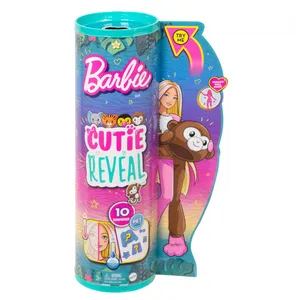 Comparateur de prix : Poupée Barbie Cutie Reveal Série Jungle Avec Singe - Poupée Mannequin - 3 Ans Et +