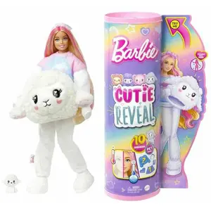 Comparateur de prix : Barbie® Poupée Barbie Cutie Reveal Agneau, Poupée Mannequin, 3 ans et +