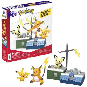 Comparateur de prix : Mega Ensemble D´évolution Du Kit De Construction Pikachu Pokemon