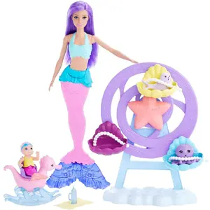 Comparateur de prix : Poupée Mattel - Barbie Dreamtopia Mermaid Doll Playset  - Poupées  - 194735112173 