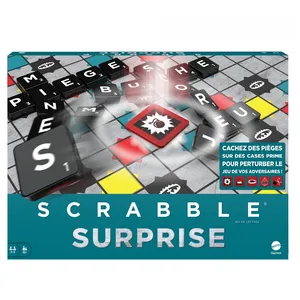 Mattel Games - Scrabble - Surprise - Jeu De Société Famille - 10 Ans Et + pas cher