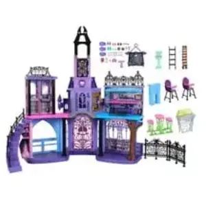 Comparateur de prix : Le Lycée HantéMaison de Poupées plus de 35 accessoires Monster High HLP88