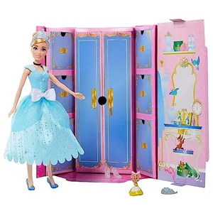 Comparateur de prix : Mattel Disney-Princesses Disney-Cendrillon Royal Fashion Reveal-Poupée HMK53