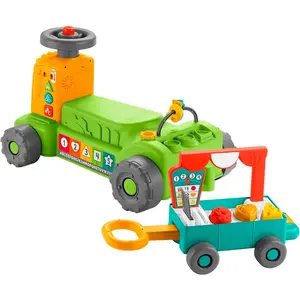 Comparateur de prix : Jeu d'éveil Mattel Fisher-Price Mon Tracteur de la Ferme 4 en 1