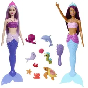 Mattel Barbie - Coffret Poupees 2 Amies Sirene pas cher