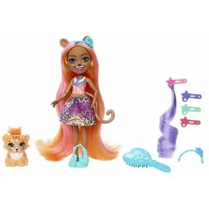 Comparateur de prix : ENCHANTIMALS MINI-POUPEE CHEVELURE GALA ENCHANTE AVEC FIGURINE DE SON