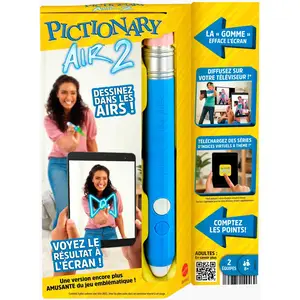 Comparateur de prix : Mattel Games - Pictionary Air 2-Jeu pour enfants, adultes, famille HNT74