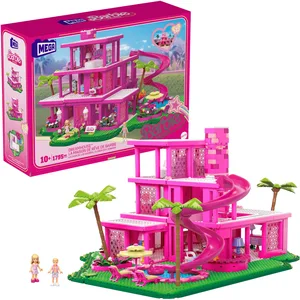 Comparateur de prix : Mattel Mega Barbie Barbie The Movie Mega Coffret De Construction Maison De Reve