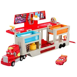 Mattel Disney Cars - Coffret Mack Atelier De Peinture Itinerant Color Changer pas cher