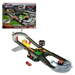 Mattel Disney · Pixar Cars-Circuit Course Piston Cup-Avec voiture 1/55 HPD81 pas cher