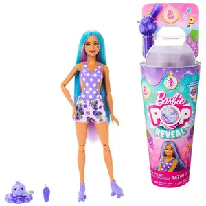 Comparateur de prix : Barbie®-Pop Reveal Série Fruit-Poupée parfum jus de raisin pétillant HNW44
