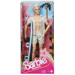 Comparateur de prix : Barbie Le Film - Poupée Ken Avec Ensemble De Plage Rayé À Collectionner