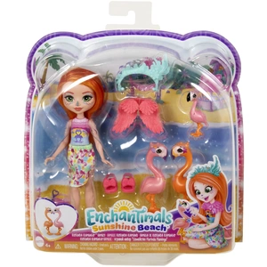 Comparateur de prix : Mattel Enchantimals Sunshine Beach-Famille Florinda Flamant-Coffret