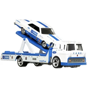 Hot Wheels Transport D´équipe Camion Et Course Mercedes Benz pas cher