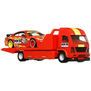Hot Wheels Camion & Course Team Transport Nissan pas cher