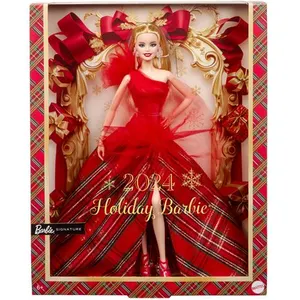 Comparateur de prix : Barbie Signature poupée Holiday Barbie Blonde  - Mattel Poupées  - MATTHRM61 