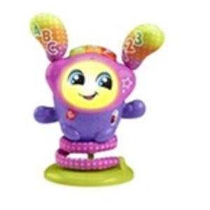 Fisher-Price - DJ le Robot Danseur à Rebond Rose - Jouet d'éveil - 9 m pas cher