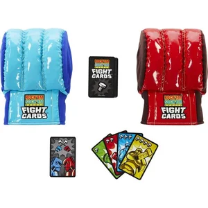 Comparateur de prix : Mattel Games - Fight Cards Jeu En Équipe - Jeu De Cartes Famille - 8 A