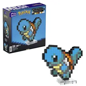 MEGA - Pokémon - Carapuce - Coffret de construction rétro 367 pièces pas cher