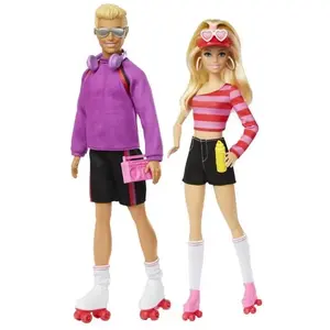 Comparateur de prix : Barbie Fashionistas - Coffret poupées et accessoires patins à roulettes
