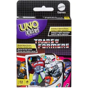 Transformers jeu de cartes UNO Flip!  - Mattel Cartes à jouer  - MATTHXJ49  pas cher