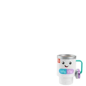 Fisher-Price Jouet D'Éveil Interactif Tasse À Café C’Est L’Heure D’Apprendre Rires & Éveil, avec Lumières Et Musique, Version Multilingue, Jouet Enfant, A Partir De 6 Mois, HXF49
