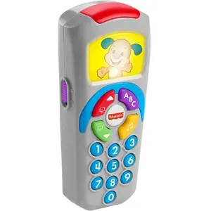 Fisher-Price Jouet D’Éveil Musical La Télécommande De Puppy Rires & Éveil, Stimulation Vue, Ouïe Et Motricité Fine, Jouet Enfant, A Partir De 6 Mois, Version: Allemande, HXB88