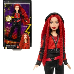 Comparateur de prix : Mattel Disney Descendants : The Rise of Red Poupée Red chantante, avec vêtements et accessoires inspirés du film, chante « Seeing Red », HWT96