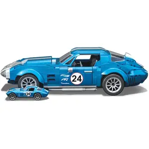 MEGA Set de construction mattel corvette grand sport del 63 pas cher