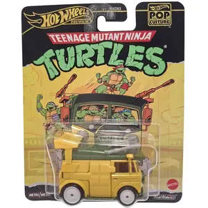 Hot Wheels - Voiture Pop Culture 1/64 -  Tmnt Party Wagon