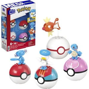 Pack 4 Pokémon eau Mega - Mattel pas cher
