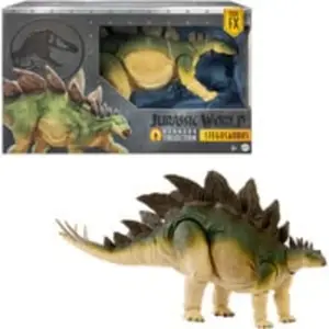 Comparateur de prix : Mattel Jurassic World Figurine articulée Stégosaure Collection Hammond
