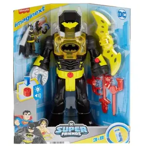 Comparateur de prix : Fisher-Price-DC Super Friends Batman dans son Exosquelette-robot - HYG31