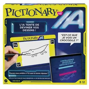Comparateur de prix : Mattel Games Jeu De Société Pictionary Vs Artificial Intelligence French