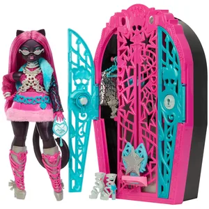 Comparateur de prix : Monster High Poupée Skulltimate Secrets 6 Catty Noir Avec Garde-robe